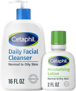 Cetaphil Daily Facial Cleanser Gentle Face Wash + Lotion, 16oz - Personal Care