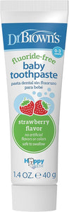 Dr. Brown's Fluoride-Free Baby Toothpaste, Strawberry, 1-Pack