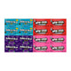 Assorted Candy Mix – 2 Flavors of Mike and Ike, 2 Flavors of Now and Later – Sour Blue Raspberry, Jolly Joes, Strawberry, Watermelon – 4 Each Flavor – Bulk 16 Pack – Chewy, Fruity, Individually Wrapped
