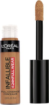 L'Oreal Paris Makeup Infallible Full Wear Waterproof Matte Concealer, Full Coverage, Honey, 0.33 fl. oz.