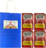 Big Top Deals USA Blue Paper Bag Bundle - Snaps Veggie Chips (Hot & Spicy, Original) 4-Pac - Image 1