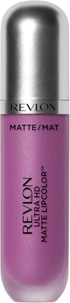 Revlon Ultra HD Matte Lipcolor, Velvety Lightweight Liquid Lipstick in Plum / Berry (Crush) - 0.2 oz - Lip Makeup - Beauty