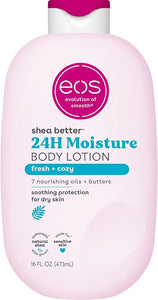 eos Natural Shea Better Body Lotion, Fresh & Cozy, 16 fl oz