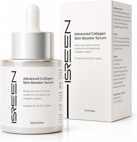 Advanced Collagen Serum Korean for Skin Booster | Dermatologist Tested with Hyaluronic Acid, Niacinamide & Ginseng |Korean Serum for glow & Radiance for All Skin | 50ml