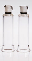 The Phenom Womans Pump Accessory Pair of 2 Nipple Acrylic Cylinder 1 1/4 (1.25)
