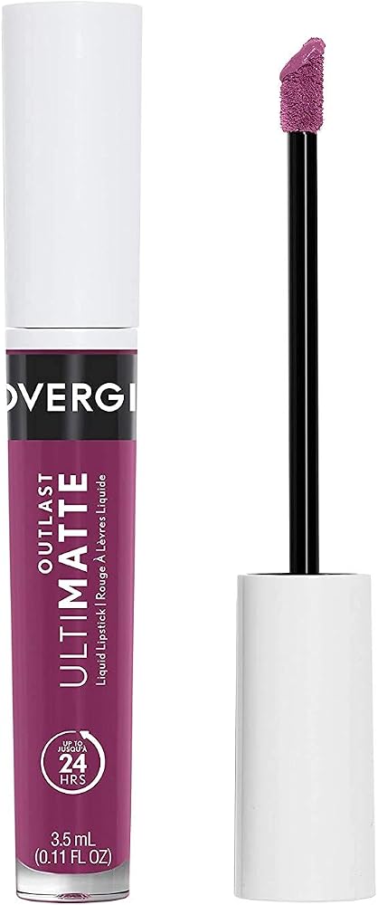 COVERGIRL Outlast Ultimatte One Step Liquid Lip Color, Hello Merlot, Hello Merlot, 0.12 Fl Ounce