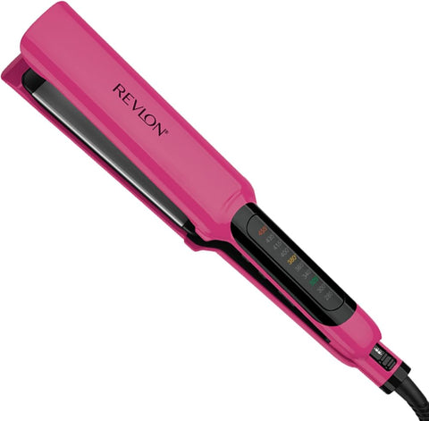 REVLON Smooth Brilliance Ceramic Hair Flat Iron, 1.5" Plates