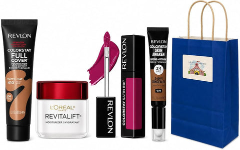 BIGTOPDEALSUSA Makeup Gift Set, Brightening, Longwear, Full Coverage