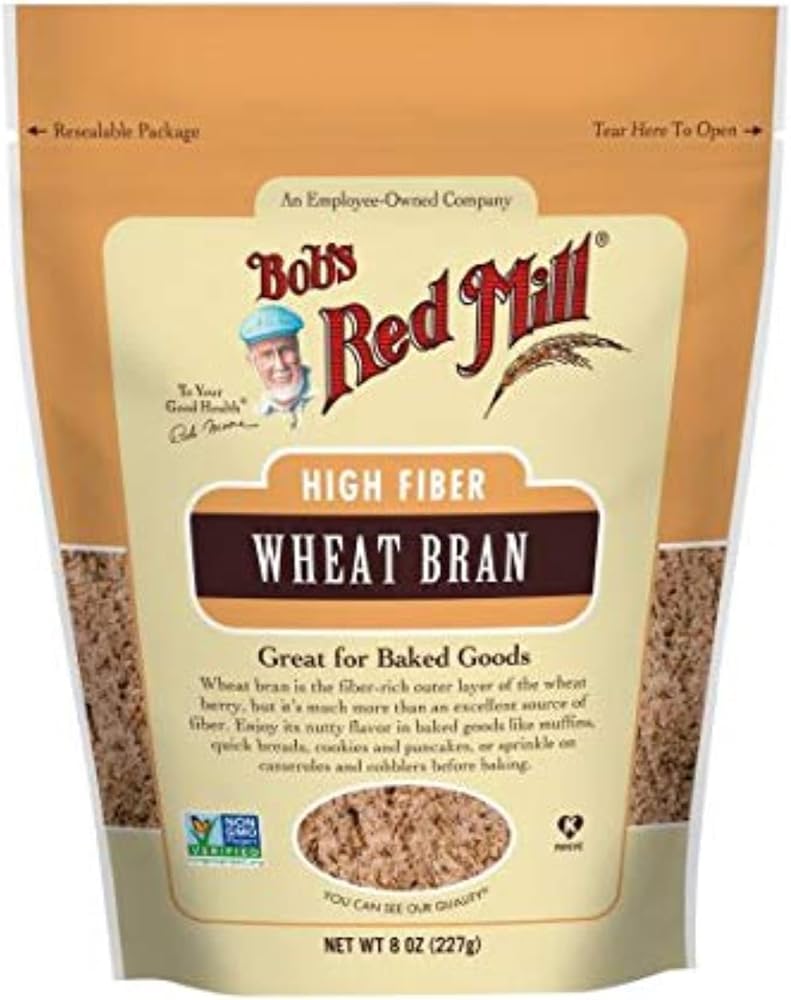 Bob's Red Mill Unprocessed Miller's Wheat Bran, 8 Ounce