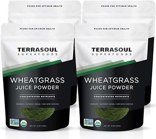 Terrasoul Superfoods Organic Wheat Grass Juice Powder, 20 Ounces - USA Grown