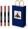 3-Piece Matte Lip Crayon Revlon Gift Set - 001 Tread Lightly Nude Shade, Long Lasting Velv - Image 1