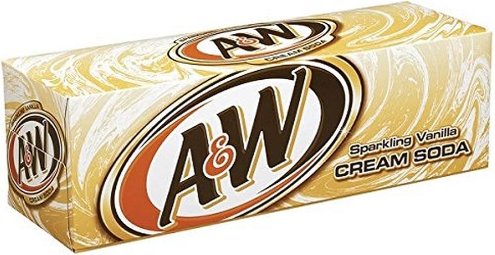 A&W Cream Soda, 12 fl oz cans, 12 pack