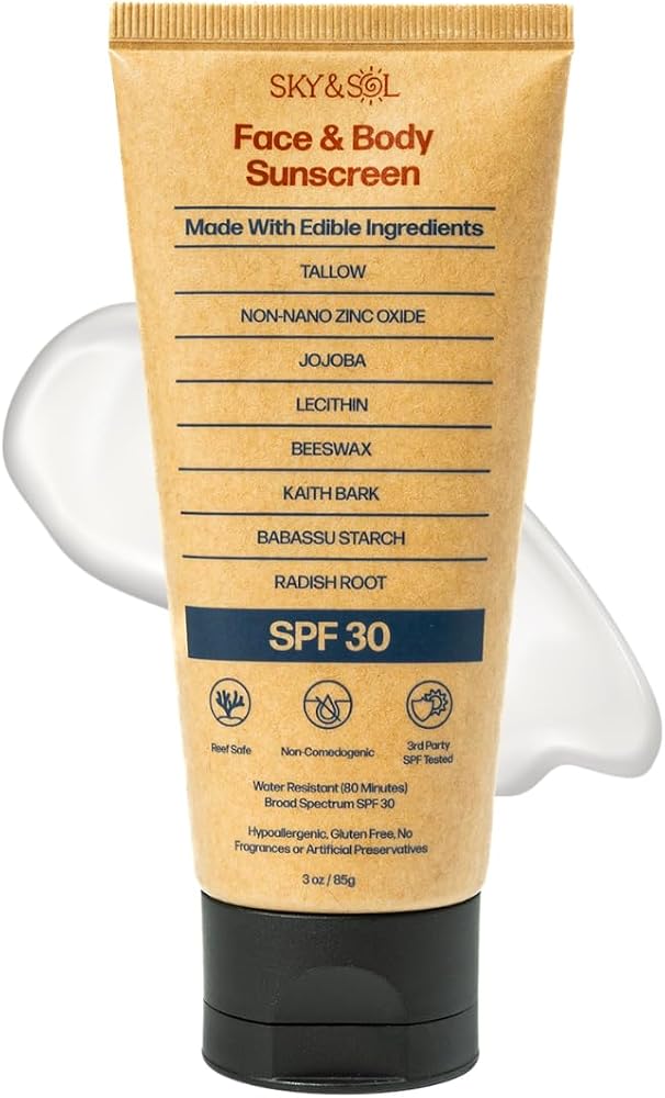 Sky and Sol Mineral Sunscreen SPF 30 - Personal Care