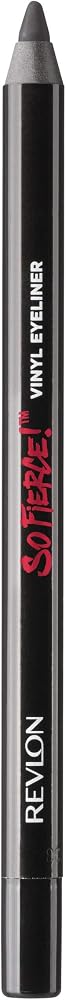 REVLON Pencil Eyeliner, So Fierce Vinyl Eye Makeup, Waterproof, Smooth Gliding, Longwearing with Shiny Vinyl Finish, 860 Midnight Mystery, 0.042 Oz