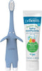 Dr. Brown's Infant-to-Toddler Toothbrush and Toothpaste Set, Blue Elephant - Image 2
