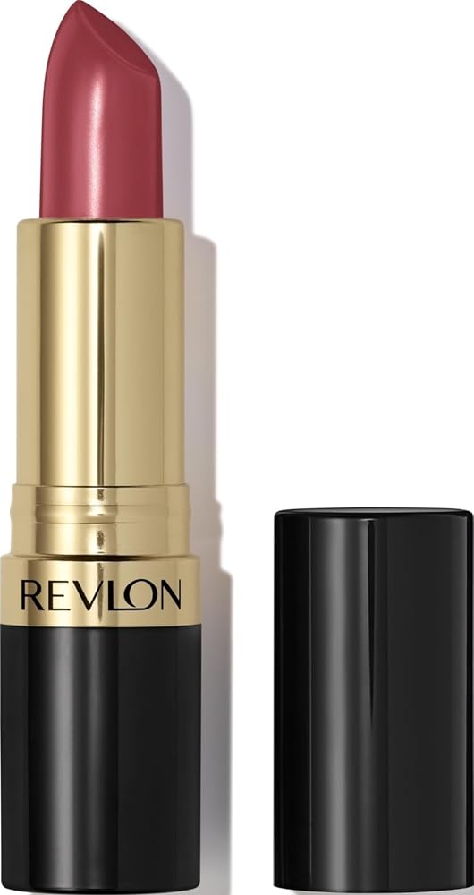 Revlon Super Lustrous Lipstick, Creamy Formula For Soft, Fuller-Looking Lips, Moisturized Feel, 225 Rosewine, 0.15 oz