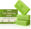 Tea Tree Soap, Relief Soap Bar Infused with Tea Tree Oil, Natural Foot & Body Soaps for He - Image 1