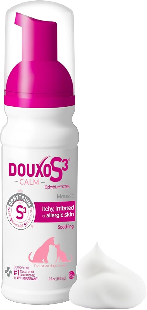 Douxo S3 Calm Itch Soothing Mousse for Dogs & Cats