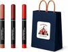 3-Piece Matte Lip Crayon Revlon Gift Set - Neutral Tone Nude Shades, Long Lasting Velvet L - Image 1