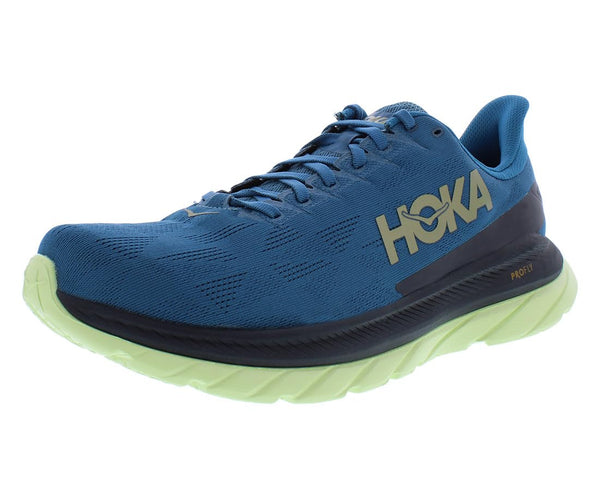 HOKA ONE ONE Mens M Mach 4 Lightweight Running Shoes Blue 11.5 Medium (D)