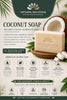 Natural Solutions N.M.S. unscented Coconut Soap Bar for Face & Body, Handmade Moisturizing - Image 2