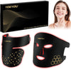 YOEYOU Red Light Therapy for Face and Neck, 850nm Infrared & Red Light Mask, 4 Modes LED F - Image 1
