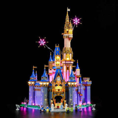 YEABRICKS LED Light Kit for Lego Disney Castle 43222