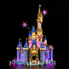 YEABRICKS LED Light Kit for Lego Disney Castle 43222