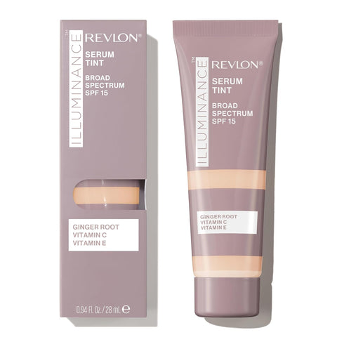 Revlon Illuminance Tinted Serum, Triple Hyaluronic Acid, Evens Out Skin Tone Over Time - Creamy Natural (0.94 Fl Oz)
