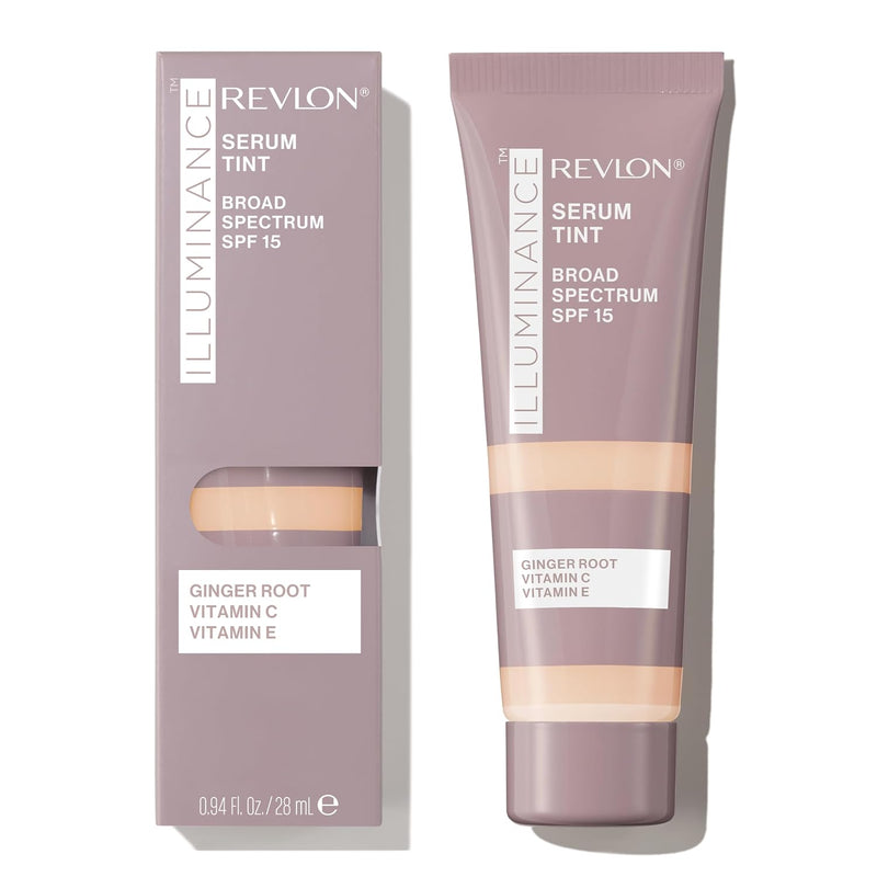 Revlon Illuminance Tinted Serum, Triple Hyaluronic Acid, Evens Out Skin Tone Over Time - Creamy Natural (0.94 Fl Oz)
