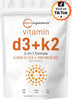Micro Ingredients Vitamin D3 + K2 MK-7 5,000 IU Per Serving, 300 Softgels - Personal Care - Image 2