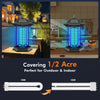 AMUFER Bug Zapper Outdoor & Indoor, 18W & 4400V, 1/2 Acre, 5.5-Ft Cord - Image 3