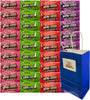 Variety Pack Now and Later 36 Count – 4 Fruity Flavors Watermelon Grape Apple Strawberry – - Image 1