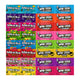 Assorted Candy Mix Variety Pack – 8 Flavors of Mike and Ike & 8 Flavors of Now and Later – 2 of Each Flavor – Bulk 32 Pack – Chewy & Fruity Candy for Parties, Snacks, and Gifts