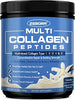 ZEBORA Vanilla Multi Collagen Peptides Powder for Women & Men, 35 Servings