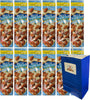 Big Top Deals USA Blue Paper Gift Bag 5.25x3.2x8 with Diamond Almonds Lightly Salted 1.5oz - Image 1
