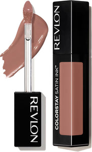 BIGTOPDEALSUSA Lipstick 2-Pack, Revlon ColorStay Satin Ink Liquid Lipstick, 011 Own It & 038 Citrine Queen, Two-Piece Lip Color Set, Satin Finish, Longwear Makeup