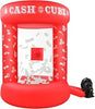 Silipull 5 FT Inflatable Cash Cube Booth Inflatable Money Machine Booth Money Blower Machine Cash Grab for Adults Game Activity Events (No Blower Included)(Red)