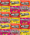 Assorted Candy Mix 18 Pack Individually Wrapped Mike and Ike Now and Later Variety Bulk Sweets for Parties Gifts Pinatas Events Includes Blue Paper Bag 5.25x3.2x8 Inches