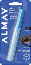 Almay Multi-Benefit Mascara, Volumizing + Lengthening, Hypoallergenic, 503 Black/Brown