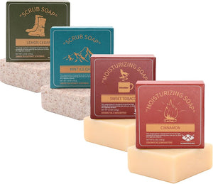 Themancode Natural Mens Bar Soap, Cleansing Soap Bar Gift Set, 4 oz 3 Pack - Personal Care