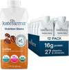 KATE FARMS Organic Nutrition Shake, Coffee, 16g Protein, 27 Vitamins and Minerals, Meal Replacement Shake, 11 oz (12 Pack)