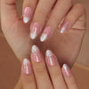 CurvLife Soft Gel Almond Press On Nails, Long-Lasting Reusable Fake Nails Kit with Glue &  - Image 5
