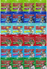 Variety Pack Big League Chew Bubble Gum, Chewy Shredded Bubble Gum, 2.12 oz Pack, Bulk 24  - Image 1