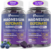 Magnesium Glycinate Gummies 500mg for Adults & Kids, High Absorption, 120Ct