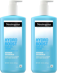 Neutrogena Hydro Boost Body Gel Cream, Fragrance Free, 2 x 16 oz - Personal Care