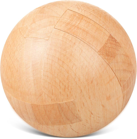 Wooden Puzzle Brain Teaser 3D Logic Game, Magic Ball