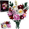 Layered Blush Pink Roses Bouquet Flower Building Set for Girls Ages 14+