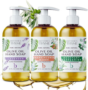 Brittanie’S Castile Soap, Rosemary/Lavender/Frankincense, 12 oz - Personal Care