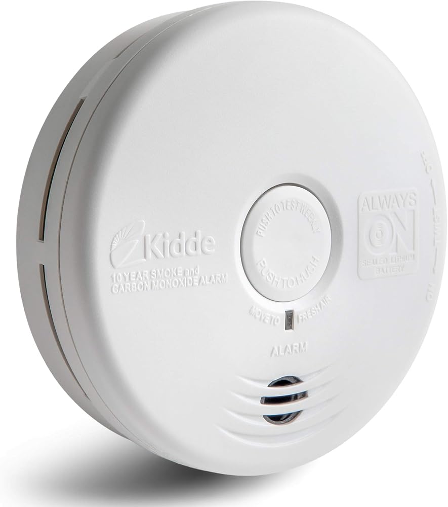 Kidde 21010170 10 Year Smoke and Carbon Monoxide Alarm Detector | Photoelectric | Kitchen | Model P3010K-CO